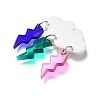 Opaque Acrylic Pendants OACR-L019-03A-2