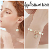 500Pcs 5 Styles ABS Imitation Pearl Beads OACR-PA0001-02-7