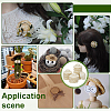 30Pcs Paper with Cloth Doll Hat AJEW-FG0007-88-5