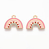 Alloy Enamel Pendants X-ENAM-T022-30-1