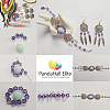 Tibetan Style Alloy Chandelier Components Links and Pendants TIBE-PH0004-47AS-6