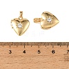 Brass Crystal Rhinestone Locket Pendants KK-CBA7157-07G-2