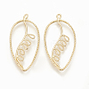 Brass Pendants KK-S345-107-1