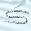 4MM Round 304 Stainless Steel Beaded Bracelets for Man and Women SA-CBAB767-15P-2