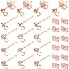 30Pcs 304 Stainless Steel Ball Stud Earring Post STAS-UN0028-92-1