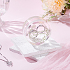 Transparent Acrylic Ring Display Boxes with Magnetic Lid CON-WH0095-116C-5