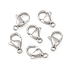 Tarnish Resistant 316 Surgical Stainless Steel Lobster Claw Clasps X-STAS-316-FL12A-1