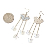 Zinc Alloy Enamel Chandelier Component Links EJEW-JE06314-3