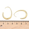 304 Stainless Steel Teardrop Dangle Earrings EJEW-Z158-01G-5