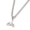 304 Stainless Steel Pendant Anklets AJEW-AN00321-4