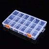 Rectangle Polypropylene(PP) Bead Storage Container CON-N014-02-2