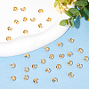 Beebeecraft 100Pcs Brass Crimp Beads Covers KK-BBC0004-04-5