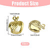 50Pcs Rack Plating Brass Charms KK-CA0003-76-2