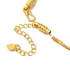 Rack Plating Brass Wheat Chain Bracelet Making KK-F873-11MG-3