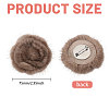 Faux Mink Fur Lapel Pins JEWB-WH0026-94A-2