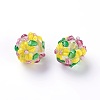 Handmade Bumpy Lampwork Beads LAMP-E021-07J-1