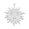 Non-Tarnish 201 Stainless Steel Pendants STAS-S105-LA725-1-1