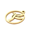 304 Stainless Steel Pendants LS-STAS-M117-02B-G-2