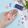 30Pcs 3 Colors Acrylic Ear Nuts FIND-SC0021-19-3