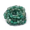 Natural Green Aventurine Stretch Beaded Bracelets BJEW-K213-E01-2