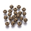 Tibetan Antique Bronze Metal Spacer Beads MLF0586Y-2