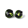 Handmade Silver Foil Glass Beads FOIL-N034-01E-2