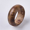 Wood Thumb Rings RJEW-N028-05-M-5