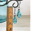 Resin & Alloy Dangle Earrings WG626EB-01-3