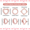 30Pcs 3 Styles Baking Paint Alloy Bead Frame FIND-SP0004-49-2