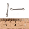 304 Stainless Steel Connector Charms STAS-Q323-06B-P-3