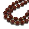 Natural Red Jasper Beads Strand G-I376-A14-01-3