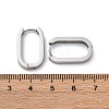 Tarnish Resistant 304 Stainless Steel Huggie Hoop Earrings STAS-S103-21P-3