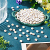 500Pcs Plating Acrylic Beads PACR-TADJ0001-01H-4