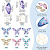 DIY Butterfly Wings Dangle Earring Making Sets DIY-TA0013-26-3