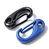 20Pcs Spray Painted Alloy Push Gate Snap Keychain Clasp Findings FIND-YW0001-74-3