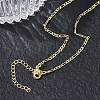 1.8MM Brass Figaro Chain Necklaces for Women KK-CBA2293-08G-3