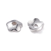 5-Petal 316 Surgical Stainless Steel Bead Caps STAS-XCP0001-61-3