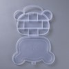 11 Compartments Bear Plastic Storage Box CON-P006-01-4