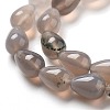 Natural Grey Agate Beads Strands G-B106-A13-01-4