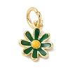 Brass Enamel Charms KK-L216-006G-03-1