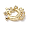 Brass with Cubic Zirconia Charms KK-Q817-06G-2