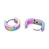 304 Stainless Steel Huggie Hoop Earrings EJEW-M284-30M-E-4