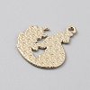 Golden Plated Alloy Enamel Pendants ENAM-CJC0001-21G-03-2