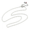 Brass Necklaces Making AJEW-PH01680-03-1