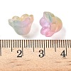 Transparent Glass Beads Caps X-GLAA-B028-01H-3