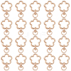 24Pcs Alloy Swivel Clasps FIND-SC0017-49A-6