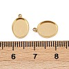 304 Stainless Steel Pendant Cabochon Settings STAS-A194-05B-G-3