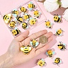 20Pcs 10 Styles PVC & Silicone Beads FIND-YW0017-88-5