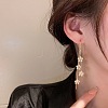 Alloy Rhinestone Dangle Earrings FS-WG75843-01-2