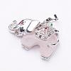 Natural Rose Quartz Pendants G-P268-11-1